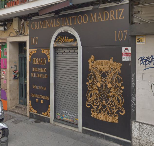 fachada Criminals-Tattoo-Madrid